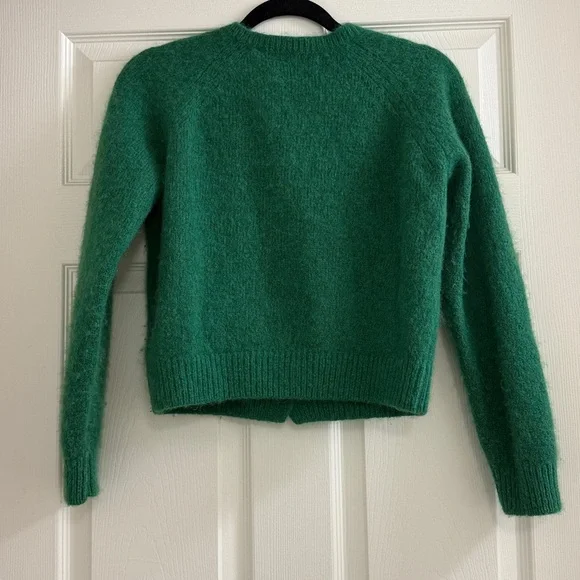Doen Green Women's Cardigan Sweater - Picture 5 of 5